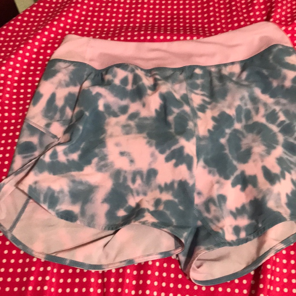 Athleta girl shorts size extra extra large/16 blue and pink